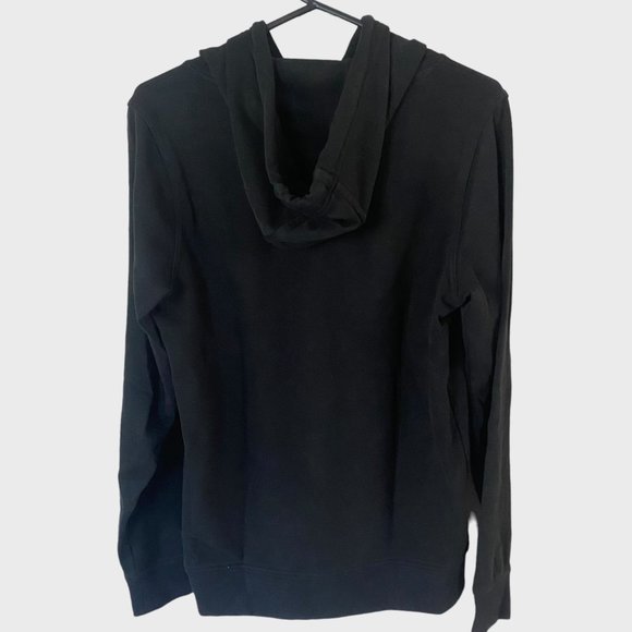 Kappa Logo Hoodie Mens Size Small Black And Green Graphic Long Sleeve Sweatshirt - Picture 3 of 13